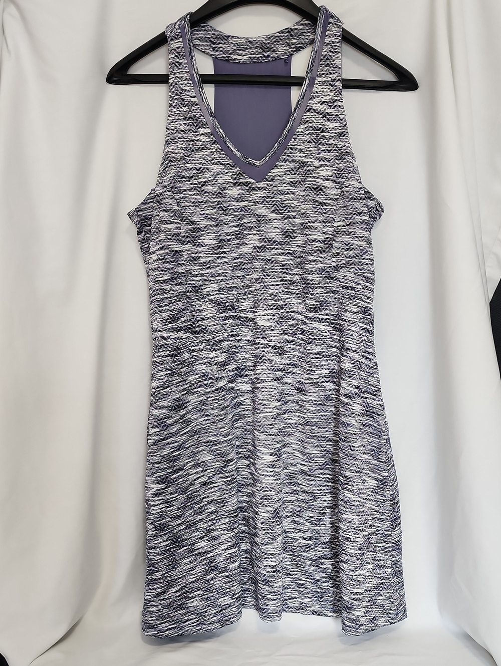 MPG Heathered Sleeveless V-Neck Knit Dress